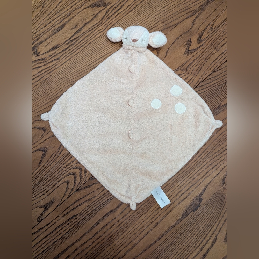 Angel dear white baby lamb sheep lovey security blanket